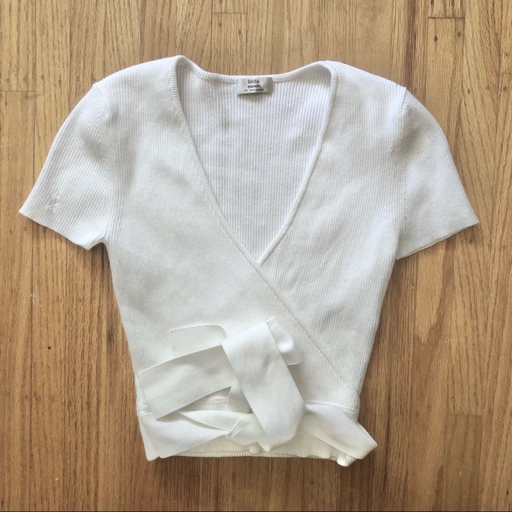Little Moon knit wrap top xs birch - Picture 3 of 3